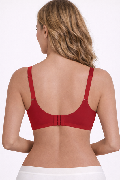 Formiva® Jelly Wireless Womens Comfortable Wireless Bras Push Up Bralettes Seamless Tshirts Bras Deep V Everyday Bras