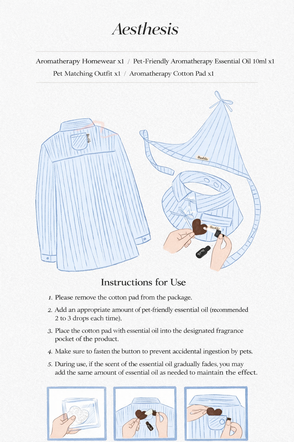 Formiva® Pet Friendly Striped Shirt with Bow Tie Closure