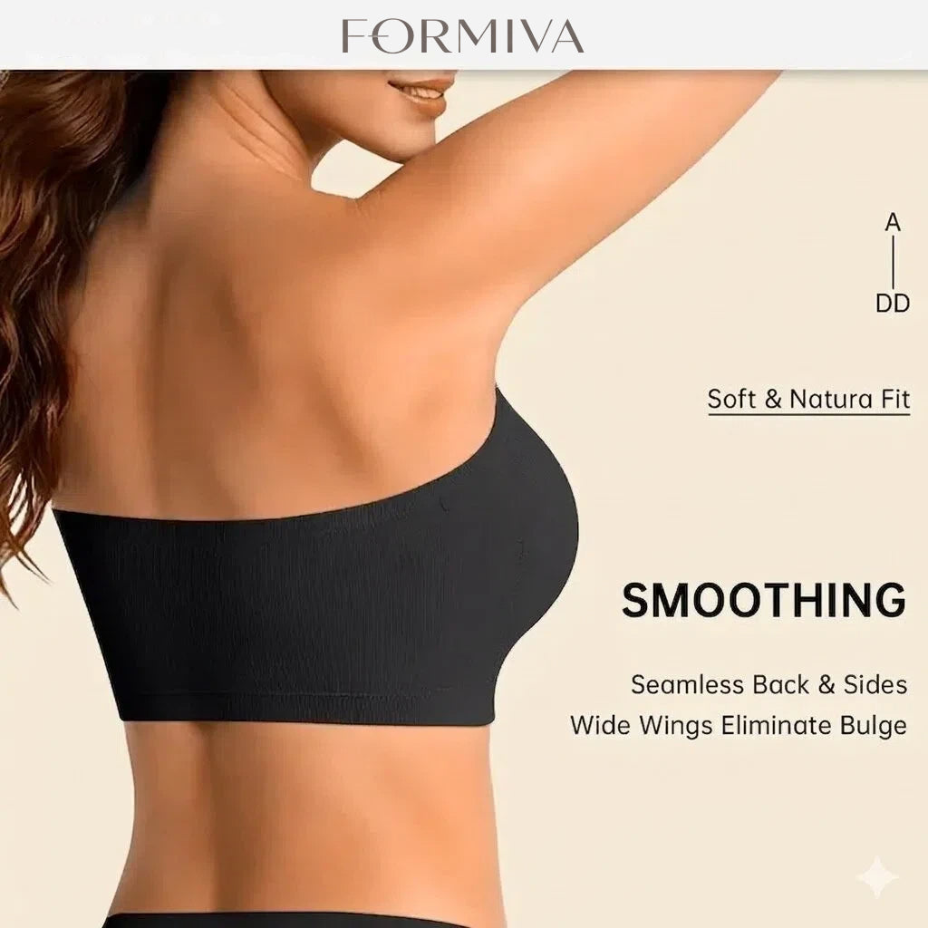 Formiva® Jelly Wireless Women Comfortable Push Up Bras Wireless Seamless Full Coverage Bra Buttery Soft Everyday Tshirt Bra
