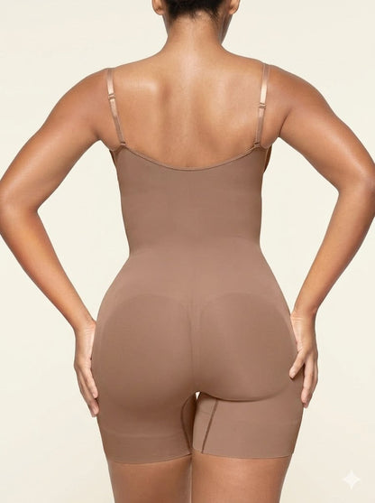 Formiva® Open Bust Shapewear Tummy Control Bodysuits for Women Seamless Compression High Waisted Body Shaper