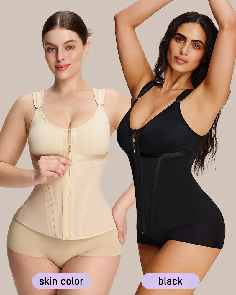 Formiva® Double-Layer Tummy Control Waist Shaper Girdle With Bra