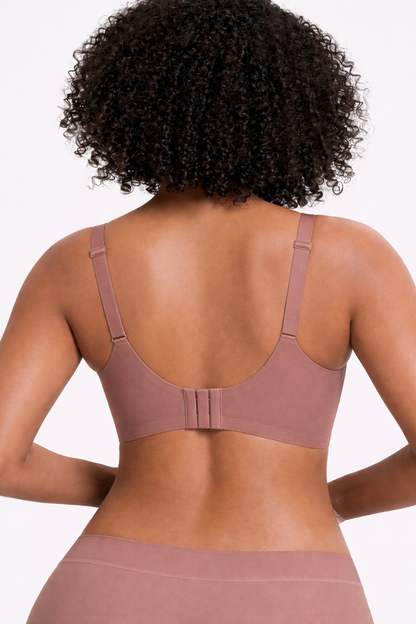 Formiva® Jelly Wireless Womens Comfortable Wireless Bras Push Up Bralettes Seamless Tshirts Bras Deep V Everyday Bras
